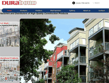 Tablet Screenshot of durabond.com
